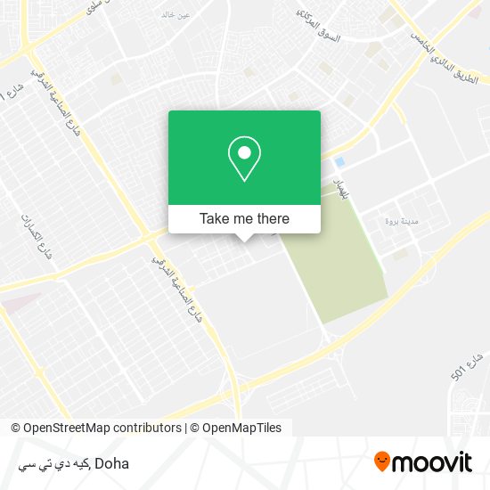كيه دي تي سي map