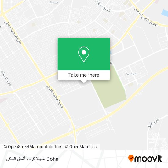 مدينة كروة أشفق السكن map