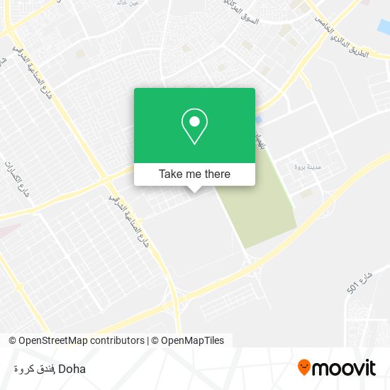 فندق كروة map