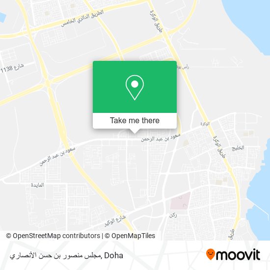 مجلس منصور بن حسن الأنصاري map