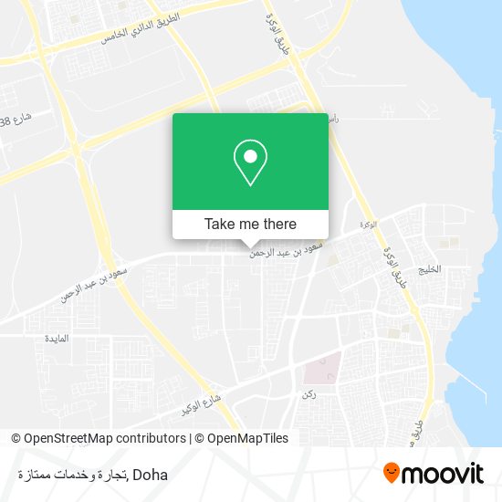 تجارة وخدمات ممتازة map