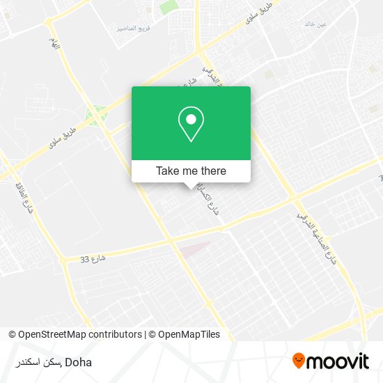 سكن اسكندر map