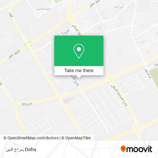 سراج الدين map
