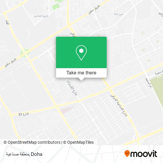 منطقة صناعية map
