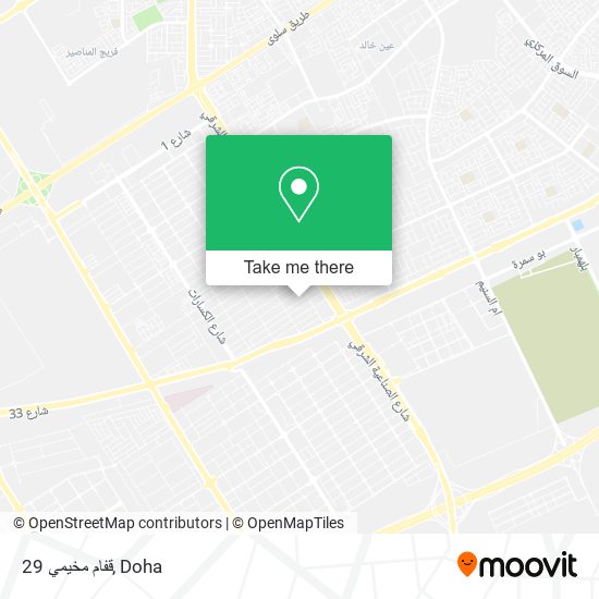 قفام مخيمي 29 map