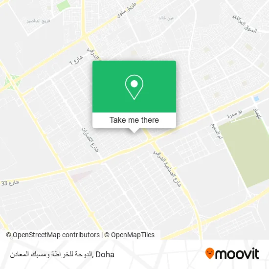 الدوحة للخراطة ومسبك المعادن map