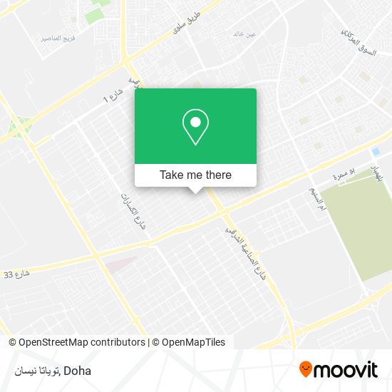 توياتا نيسان map