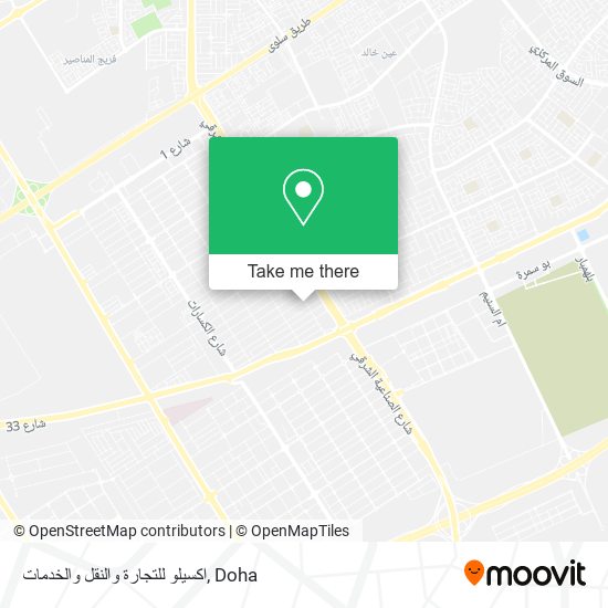 اكسيلو للتجارة والنقل والخدمات map
