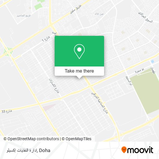 إدارة النفايات إكسيلو map