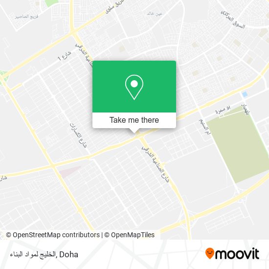 الخليج لمواد البناء map
