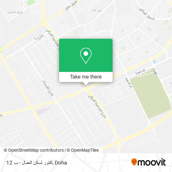 أكتور لسكن العمال - ب 12 map