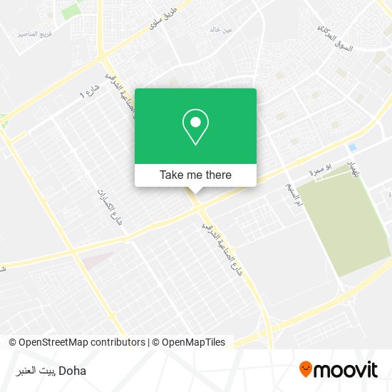 بيت العنبر map