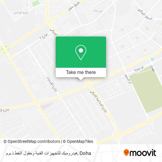 هيدروميك للتجهيزات الفنية وحقول النفط ذ.م.م map