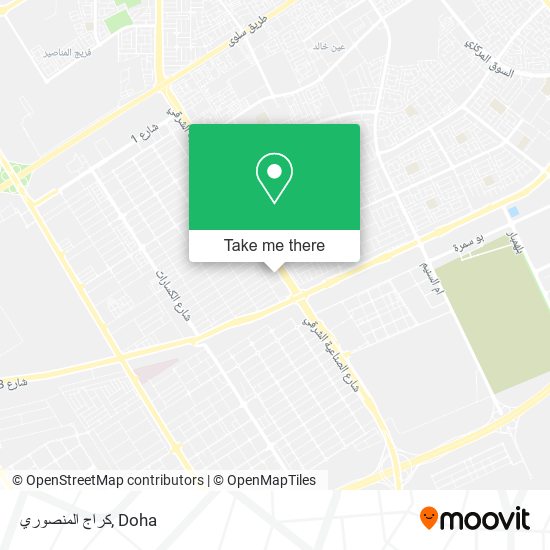 كراج المنصوري map