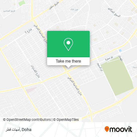 أمهات قطر map