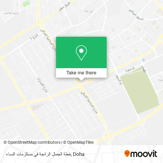 خطة الجمال الرائجة في مستلزمات النساء map