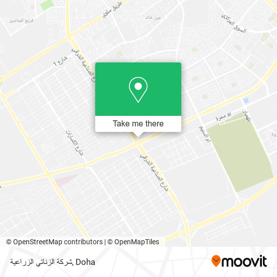 شركة الزناتي الزراعية map