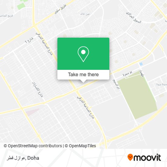 عوازل قطر map