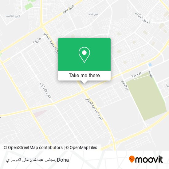 مجلس عبدالله برمان الدوسري map
