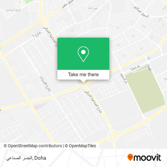 الجسر الصناعي map