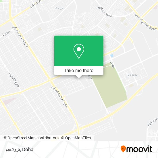 كروة جيم map