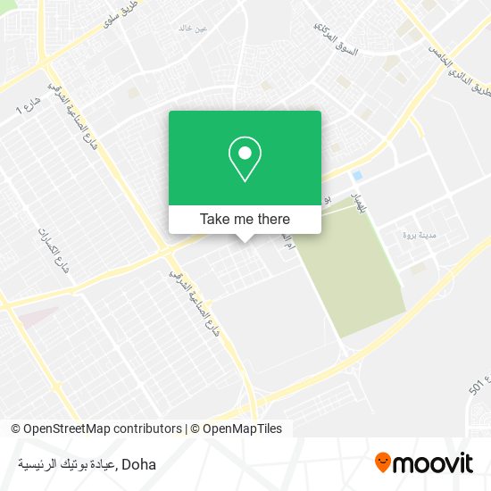 عيادة بوتيك الرئيسية map