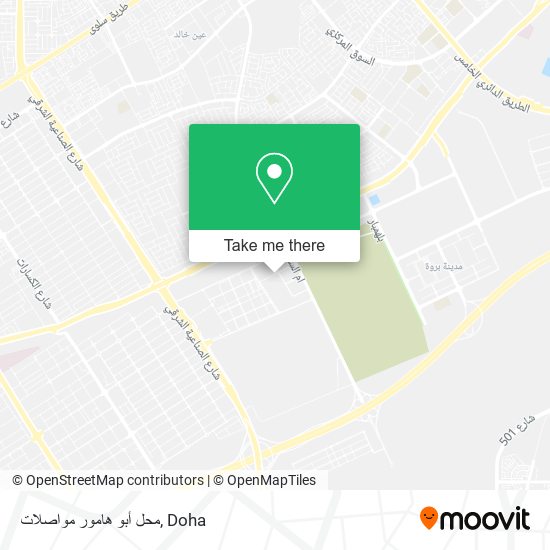 محل أبو هامور مواصلات map