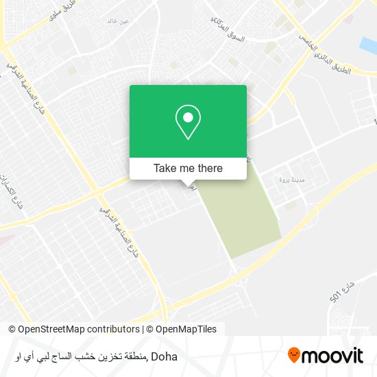 منطقة تخزين خشب الساج لبي أي او map