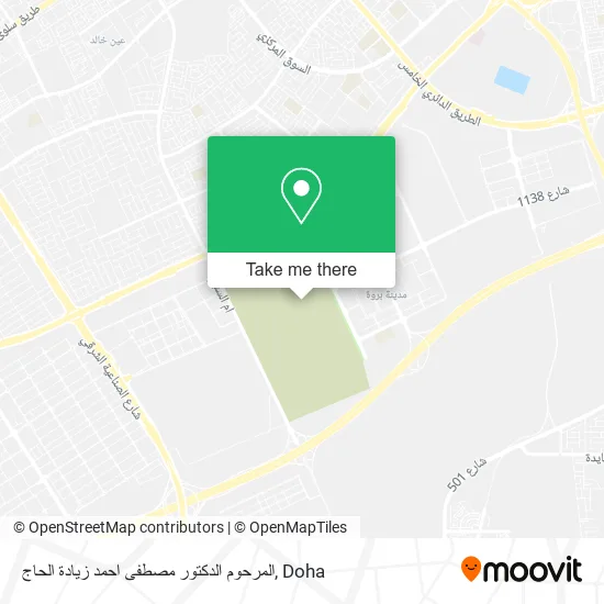 المرحوم الدكتور مصطفى احمد زيادة الحاج map