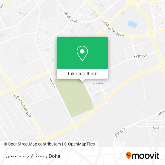 روضة أكرم محمد حمص map