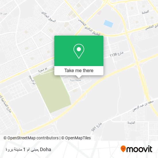 مبنى ام 1 مدينة بروة map