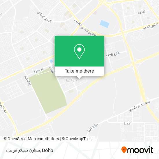 صالون ميسانو للرجال map