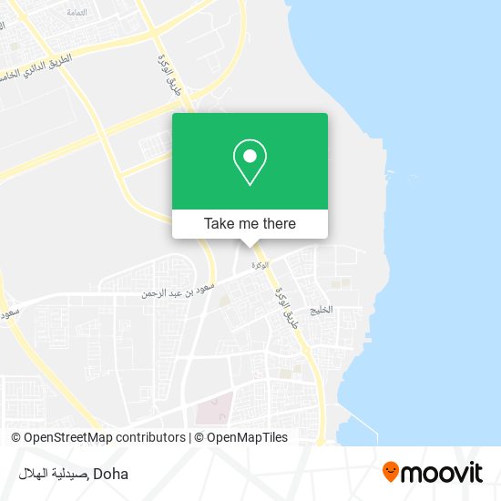 صيدلية الهلال map