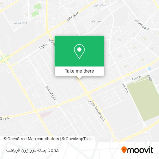 صالة باور زون الرياضية map