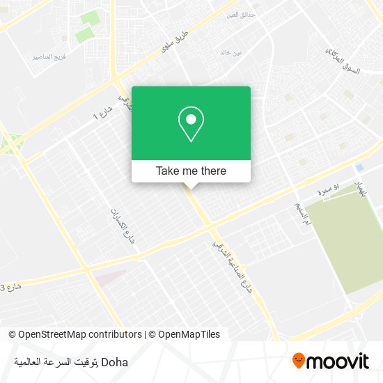 توقيت السرعة العالمية map