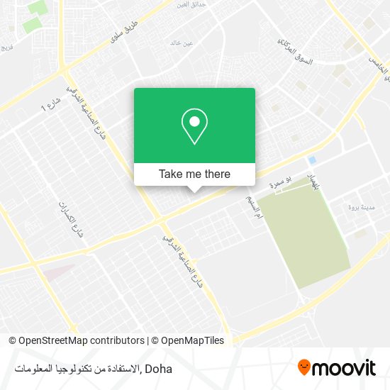 الاستفادة من تكنولوجيا المعلومات map