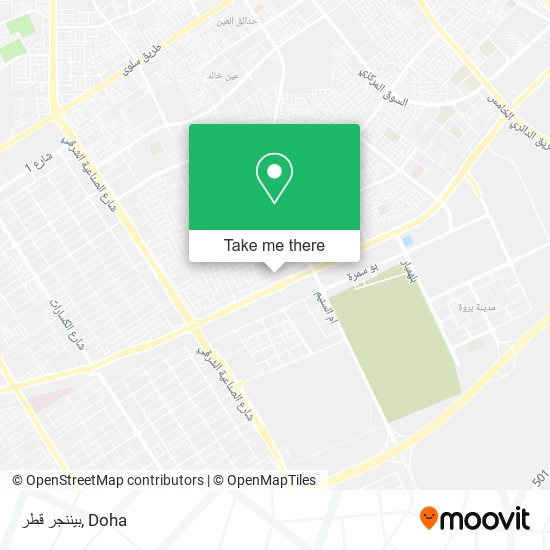 بيننجر قطر map