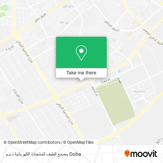 مصنع الطيف للمنتجات الكهربائية ذ.م.م map