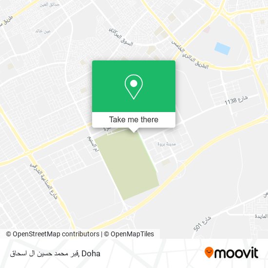 قبر محمد حسين ال اسحاق map