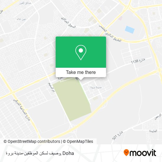 وصيف لسكن الموظفين-مدينة بروة map