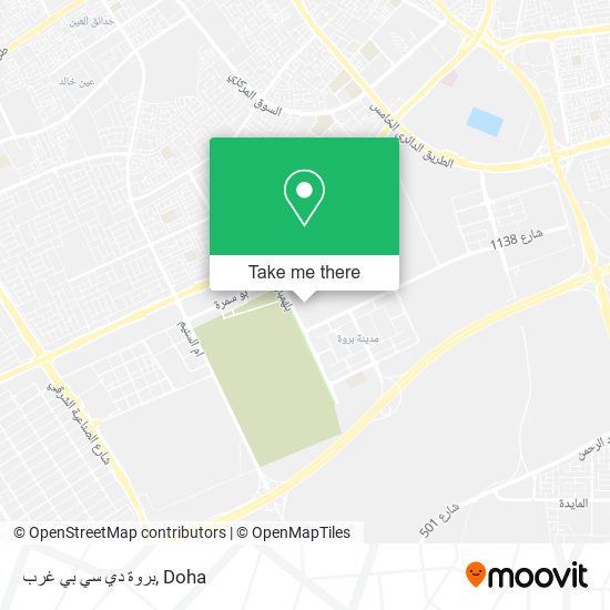 بروة دي سي بي غرب map