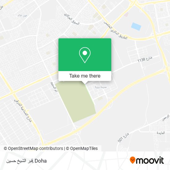 قبر الشيخ حسين map