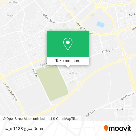 شارع 1138 غرب map