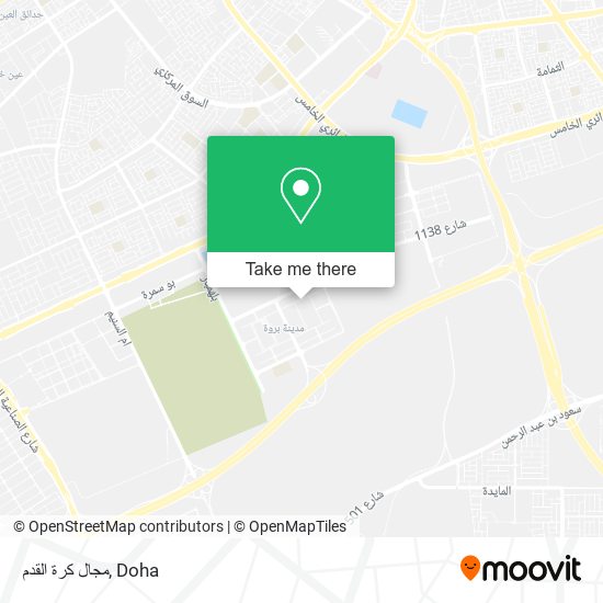 مجال كرة القدم map
