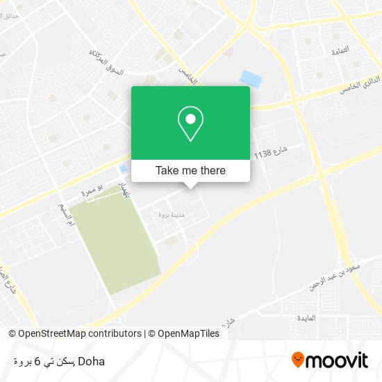 سكن تي 6 بروة map