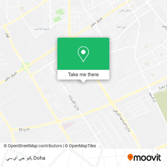 كيو جي أي سي map