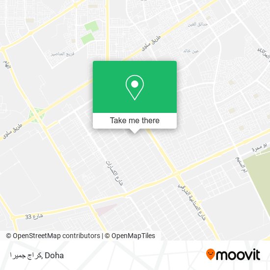 كراج جميرا map