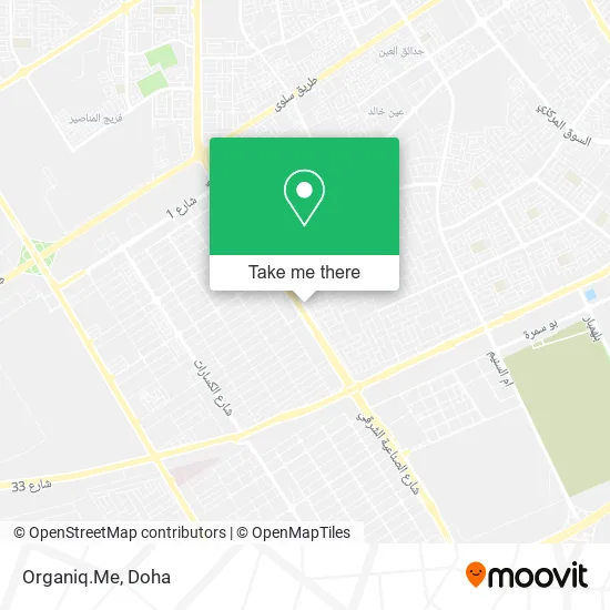 Organiq.Me map
