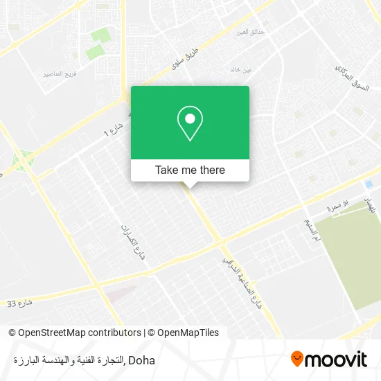 التجارة الفنية والهندسة البارزة map
