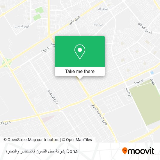 شركة جبل القلمون للاستثمار والتجارة map